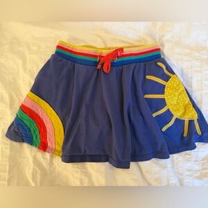 Mini Boden Appliqué Jersey Skort